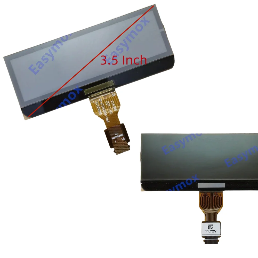 3.5 Inch TFT LCD Display Screen for Motorcycle Dashboard Cluster Repair with High Brightness, 320x480, RGB Interface