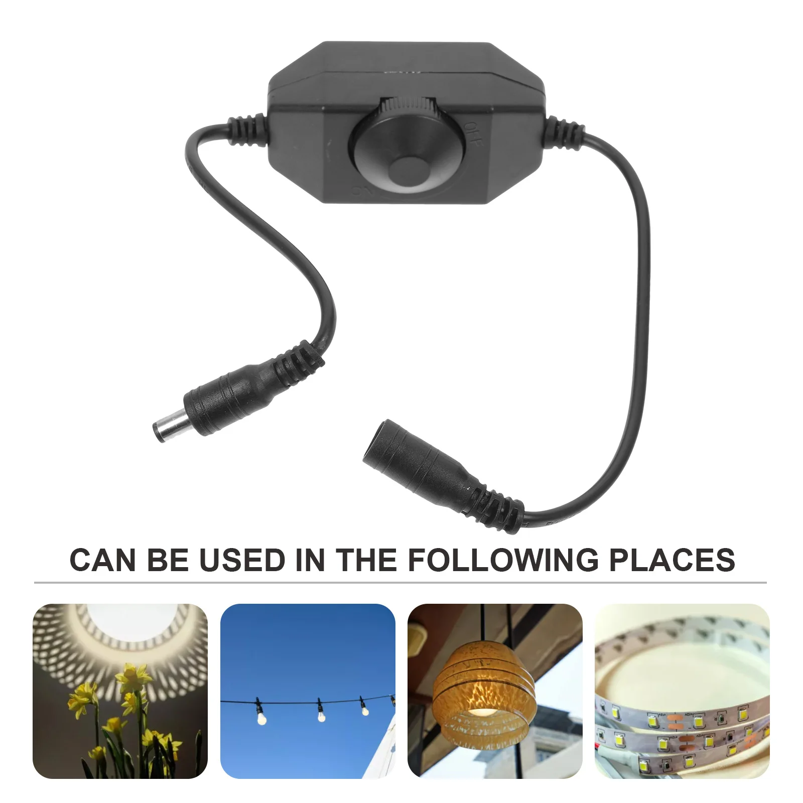 

Rotary Led Light Control One Way Strip Lamp Brightness Adjuster For Single Color Led Replacement Knob Mini Lamp Switch