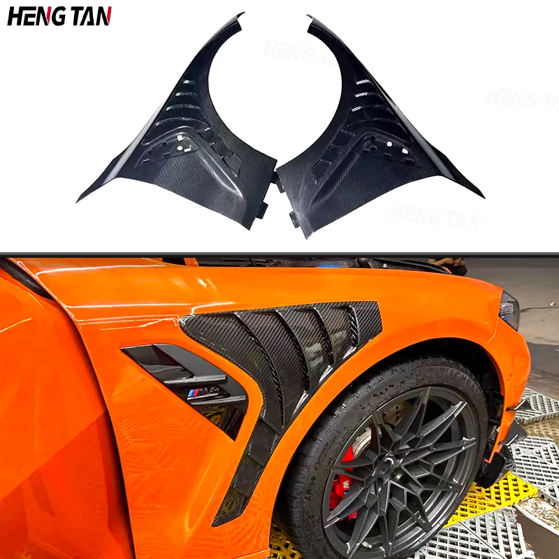 

Dry Carbon Fiber Front Fender Vent Fender For BMW G80 G82 G83 Front Louvered Fender Body Kit