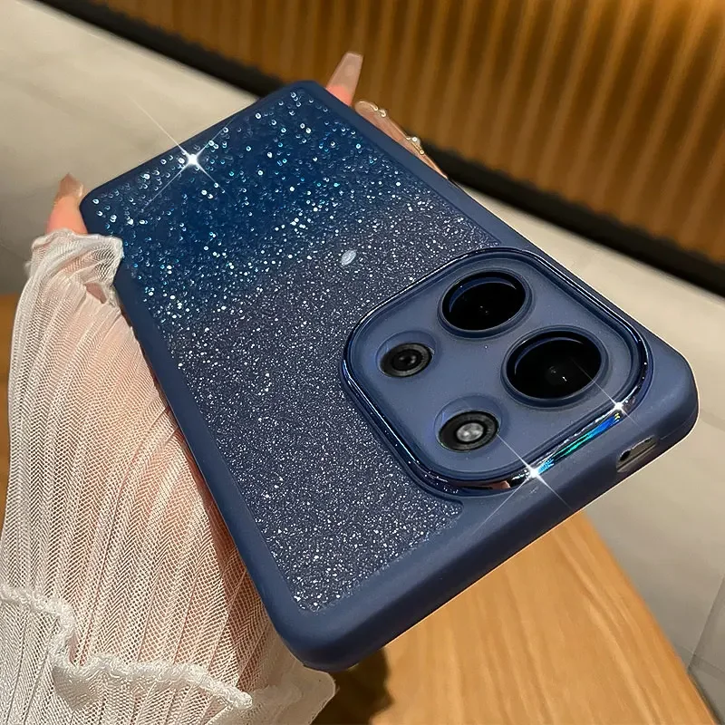 حافظة فاخرة لهاتف موتورولا موتو G75 G15 G05 G53 G84 G35 G85 غطاء هاتف لامع لامع لهاتف موتو G 75 Edge 50 Pro Ultra #4