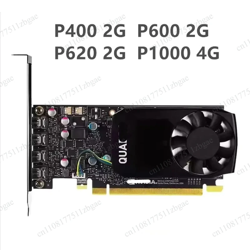 P400 P600 P620  Quadro  2GB P1000 4G GDDR5 PCI Express 3.0 X16 Mini DP Professional Graphics Card 100% Tested