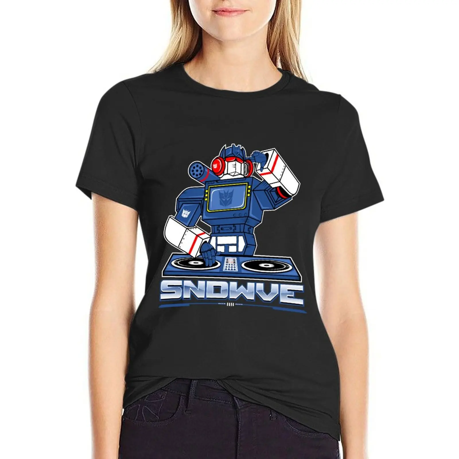 Soundwave T-Shirt funnys female vintage aesthetic clothes Womens graphic t shirts