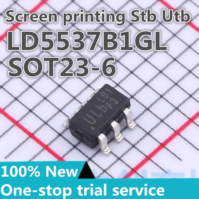 

10-100pcs %New LD5537B1GL SOT23-6 silk screen Stb Utb AC-DC controller and voltage regulator power management chip