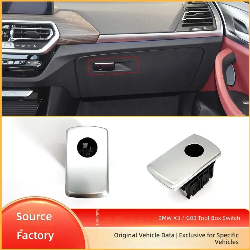 For BMW X3 G01 X4 G02 Glove Box Handle Button Switch 51169363456 Toolbox Latch Release