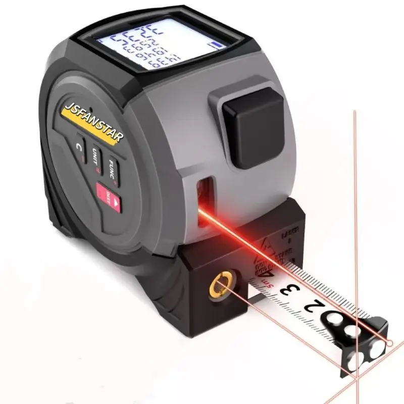 

40M measurement digital 3 in 1 large screen laser ranging with laser level