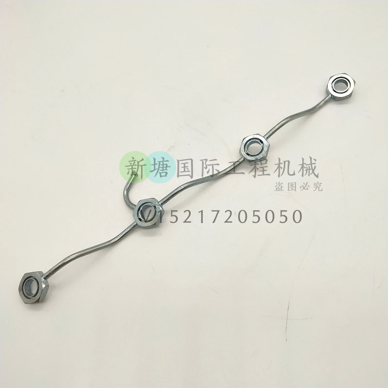 Free shipping for Excavator parts accessories 305 306 307D 4M40 engine fuel injection nozzle fuel return pipe high-pressure