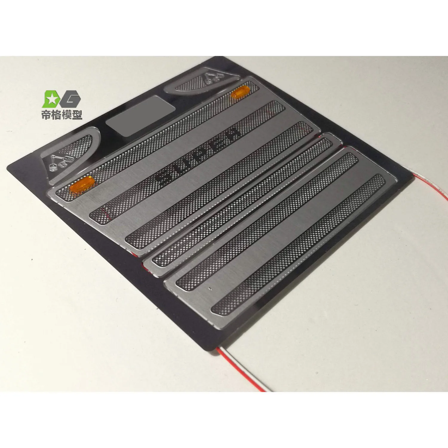 

Decorative Air Grille Metal Cabin Spare Parts RC Accessories for Toys 1/14 RC Tractor Truck R470 R620 Construction Car TH23114