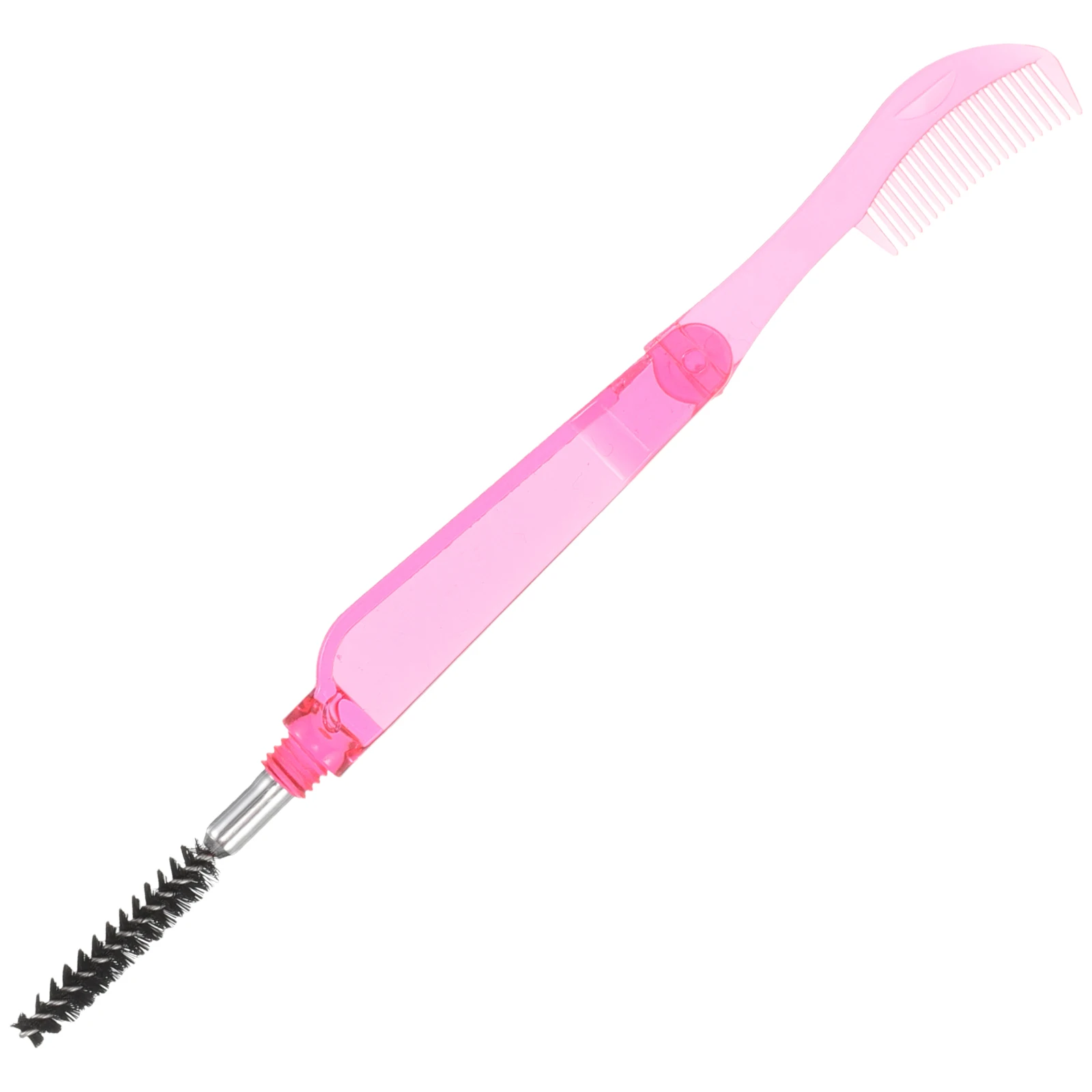 

Double-ended Folding Eyelash Comb Brush Eyebrow Shaping Spiral Separator Makeup Red