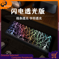 XVX 140 keys Spider Web Version Pattern Shine Through Chreey Profile IMD-Tech Keycap Set Black Keycaps Mechanical Keyboard