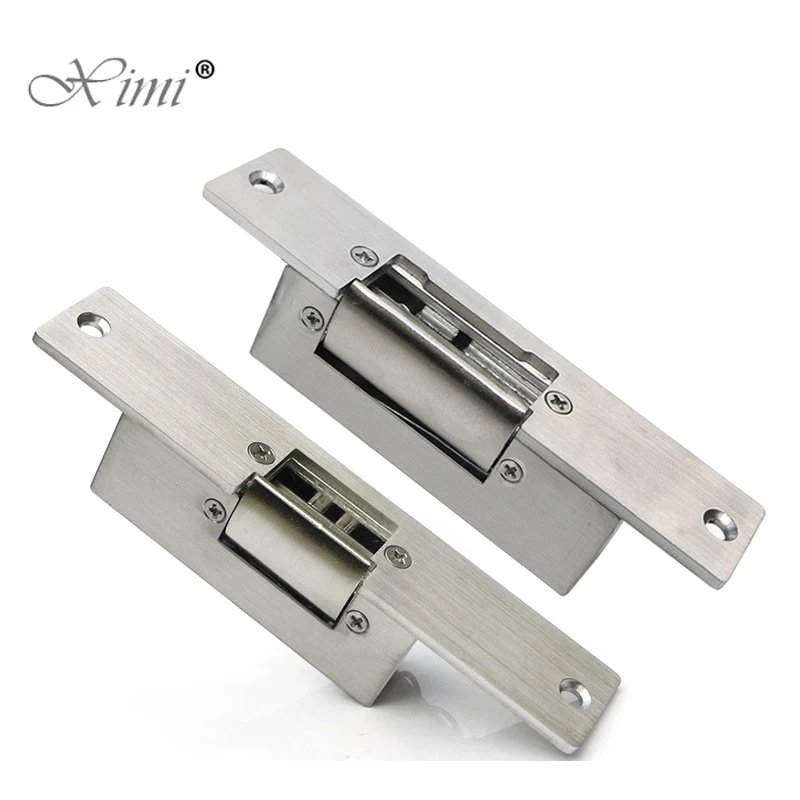 DC 12V Stainless Steel Strike Lock Fail-Secure Fail-Safe Electric Door Lock For Home Office Wood Metal Door Access Control