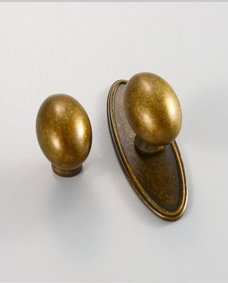 American Retro Style Furniture Handles Brass Wardrobe Drawer Pulls Bronze Kitchen Cabinet Shoe TV Closet Door Knobs Hardware Diy
