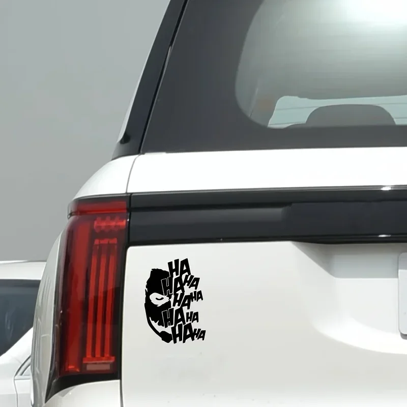 قطعة واحدة من ملصق الجوكر - ملصق "HA HA HA" للدراجة والخوذة والجيتار وملصق فريد لإضافة اهتزاز مؤذ #4