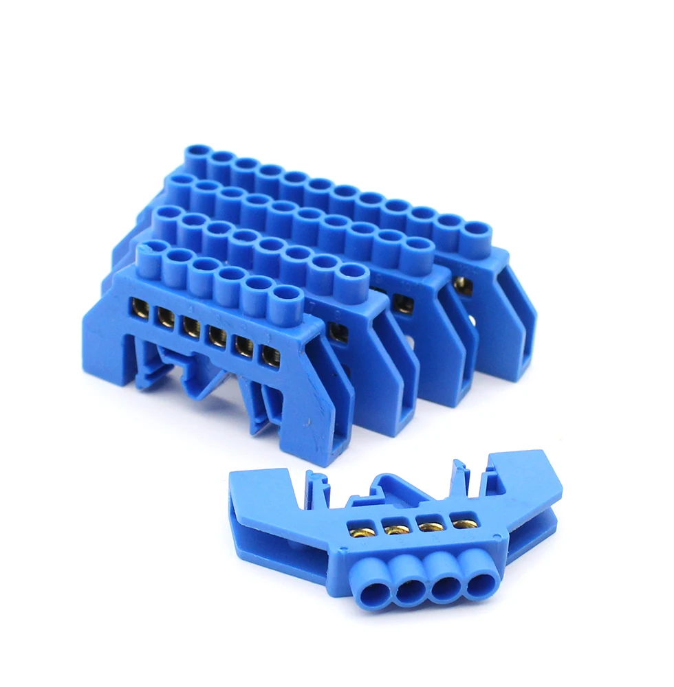 صفر خط التأريض بار 6X9 نوع الجسر دليل السكك الحديدية صندوق توزيع صفر خط التأريض بار 6X9 محطة الأسلاك المتوازية الأرض #5