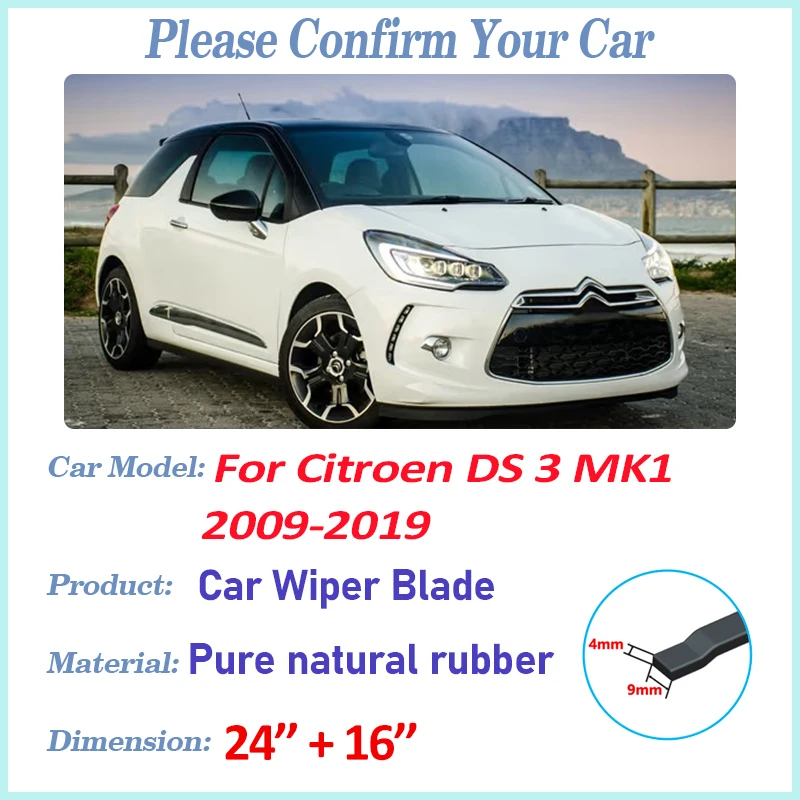 

Для Citroen DS3 аксессуары 2013 2015 2009-2019 автомобильные передние щетки стеклоочистителя прочный шумоподавление стеклоочиститель автоаксессуары