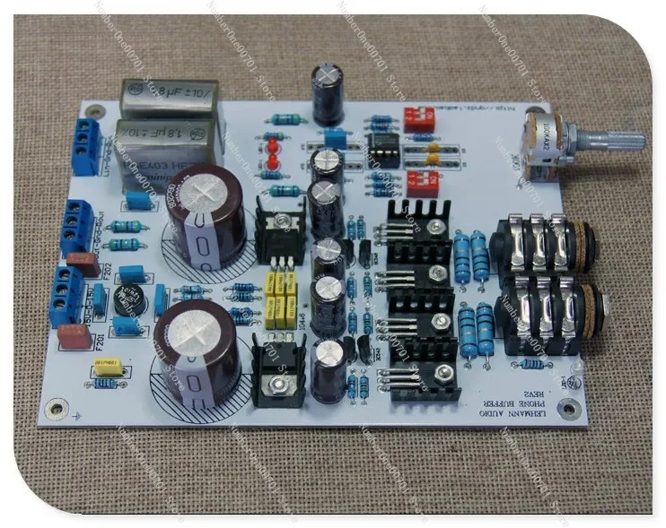 headphone amplifier line noiseless  headphone power amplifier finished board pre-stage