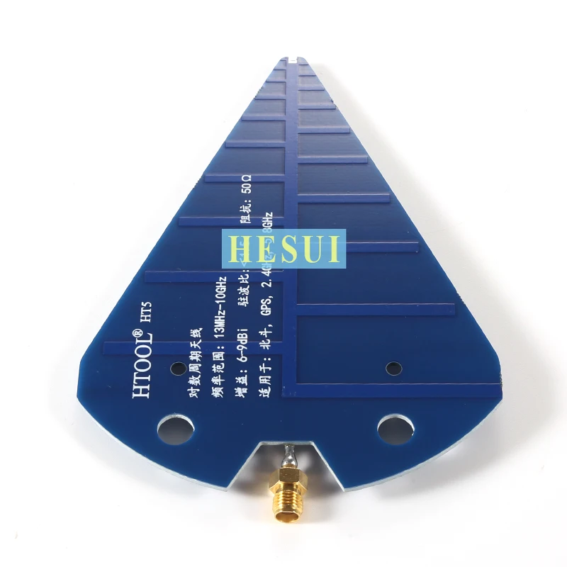 HT5 log-periodic antenna 1.3-10GHz full band high gain directional receiving antenna uwb