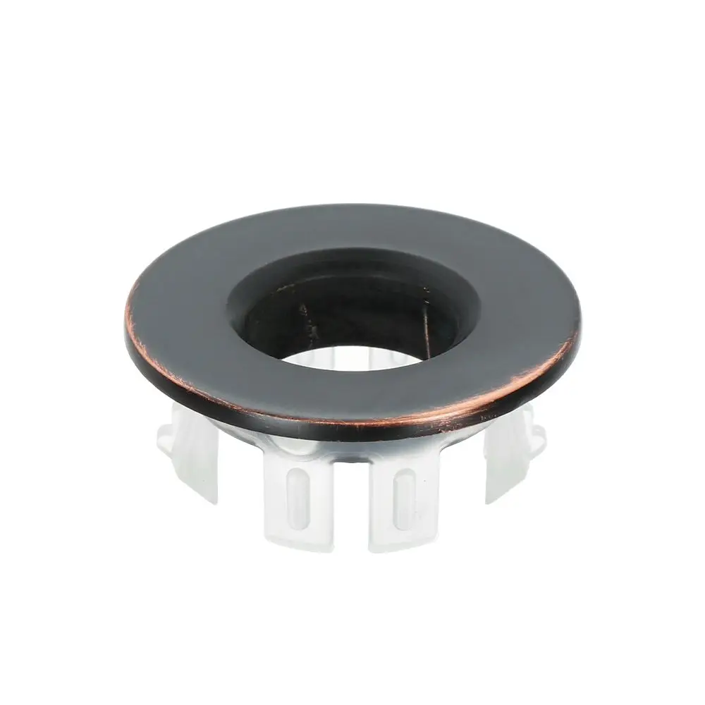 Useful Bathroom Round Ring Overflow Covers Basin Insert Replacement Trim Ring Cap Sink Hole Cover