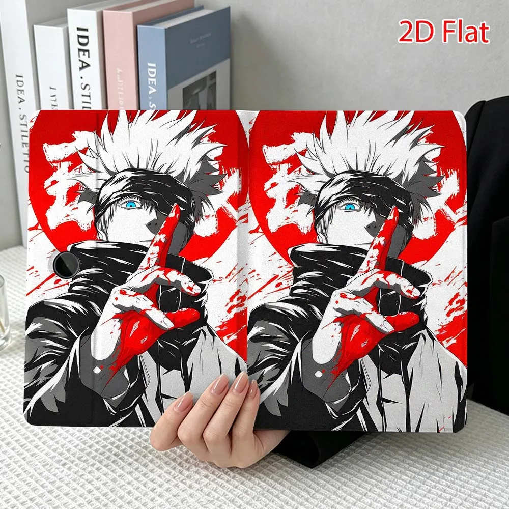 Anime Satoru Gojo Soft For OPPO VIVO IQOO OnePlus Realme Pad 3 Pro 13 12.1 11.4 11 inch Pen Tray Tablet Case