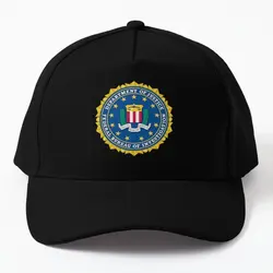 Fbi Federal Bureau Of Investigation Depa  Baseball Cap Hat Spring  Sport Czapka Black Boys Solid Color Fish Hip Hop Sun Women