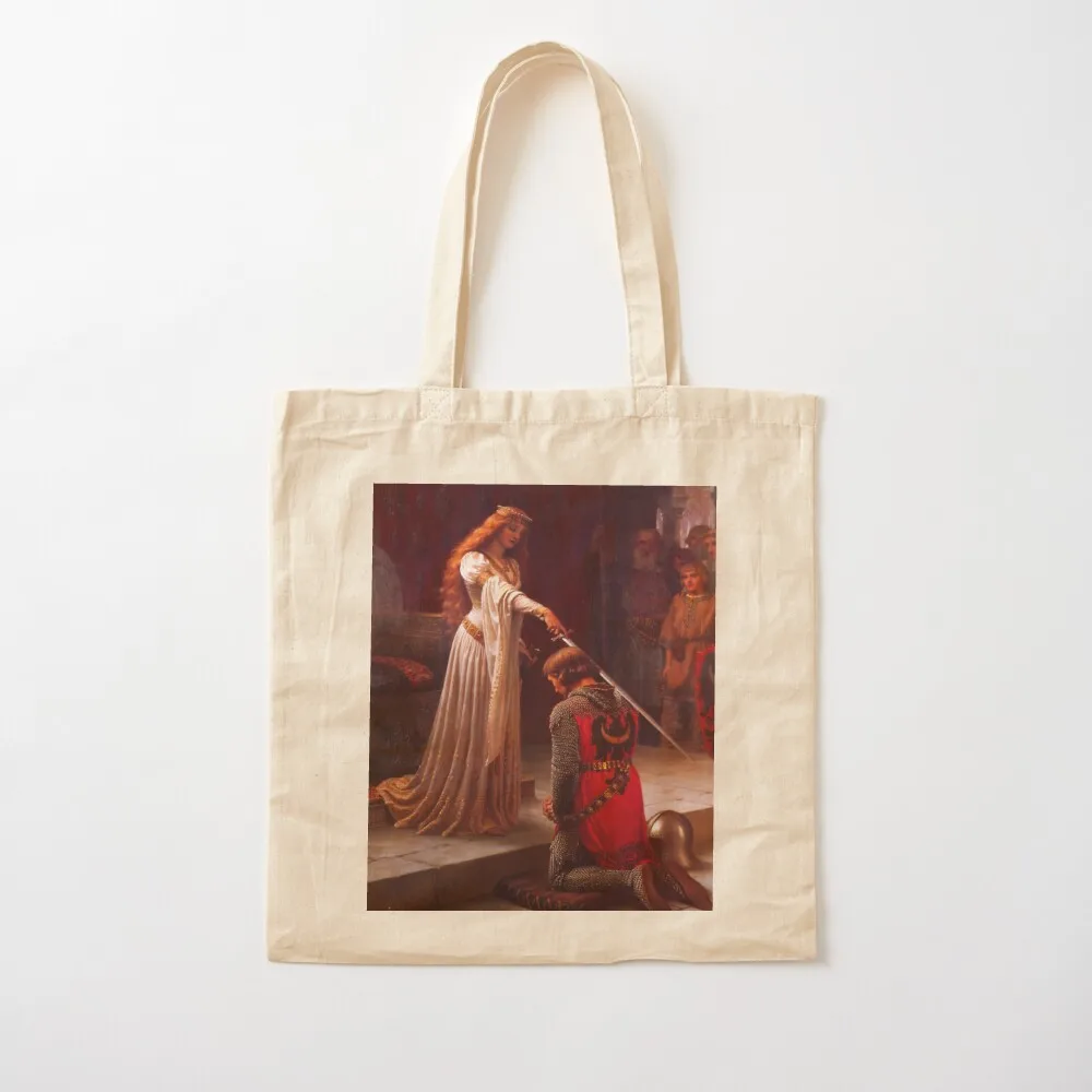 

Edmund Blair Leighton - The Accolade Tote Bag reusable shopping bags Cloth bags free delivery bags