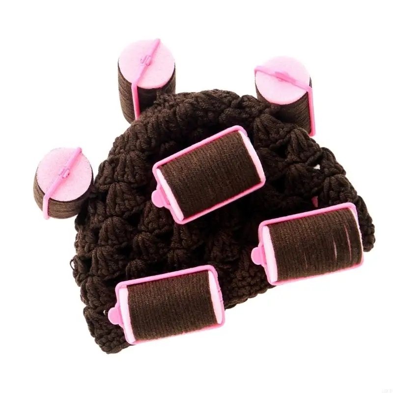 قبعة أطفال جميلة مع قبعة شتوية على شكل عصا تجعيد للتجمعات اليومية #5