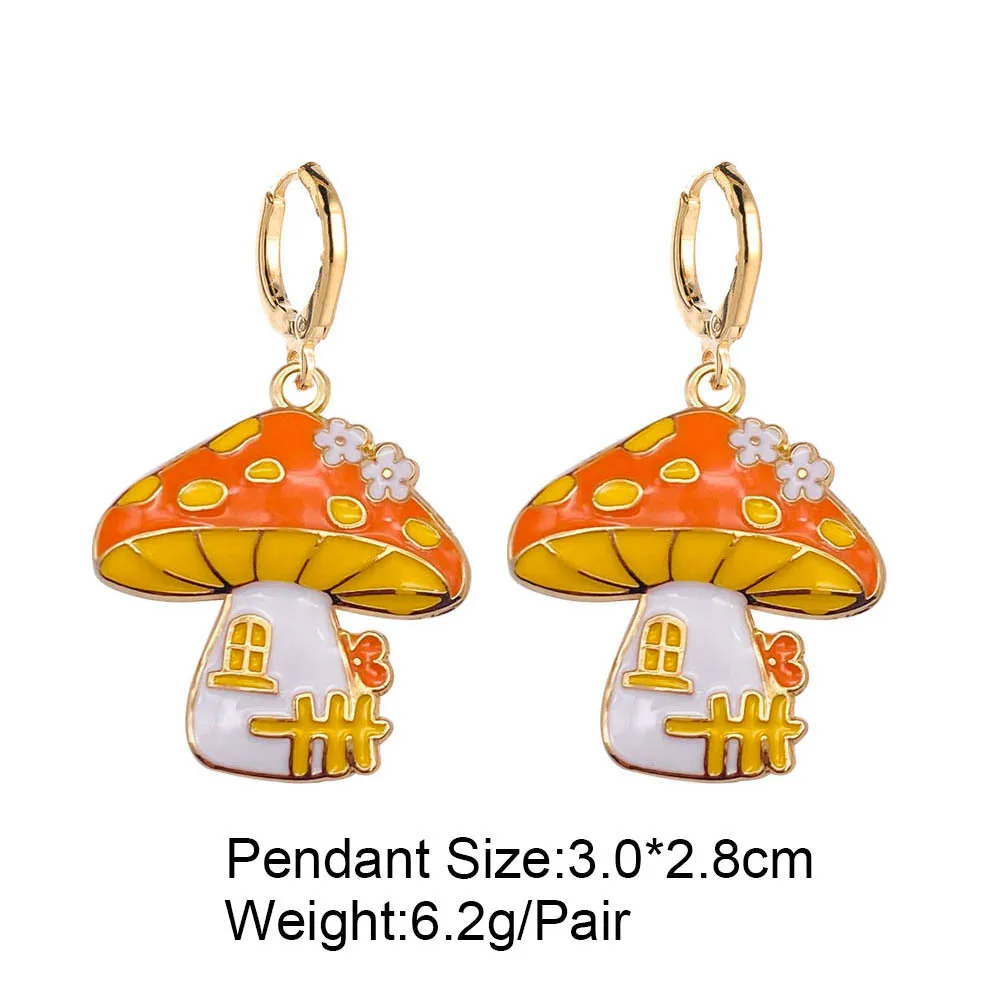 New Thanksgiving Earrings Turkey Pumpkin Maple Leaf Alloy Drip Oil Earrings for Women Jewelry Thanksgiving Gifts