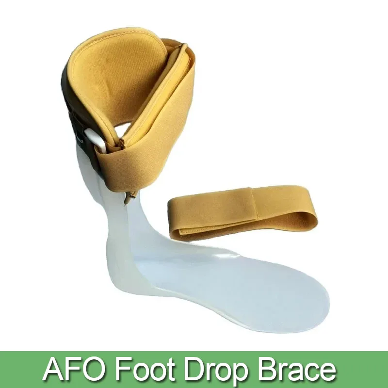 AFO Brace Drop Foot Support Splint-Ankle Foot Splint Orthosis Walking-For Fractures  Foot Varus Stroke Hemiplegia Recover