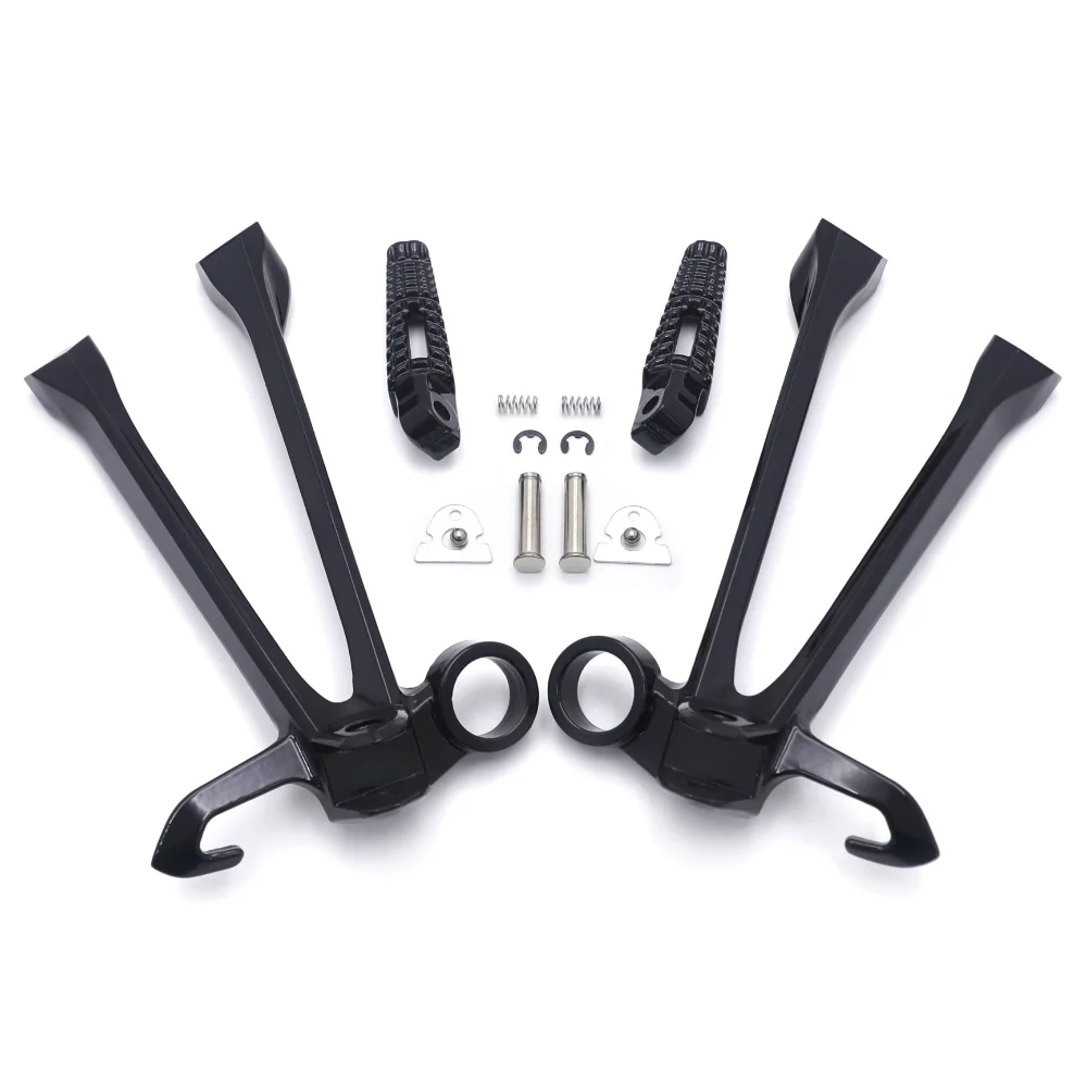 Motorcycle Rear Passenger Foot Pegs with Brackets for GSX-R1000 2009-2016, Aftermarket Replacement 3