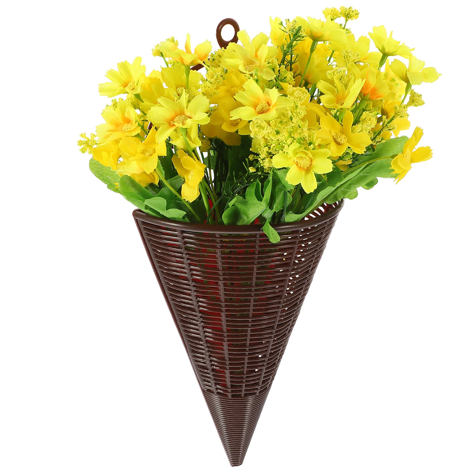 

Wall Hanging Artificial Flowers Decoration Jumping chid Basket Home Office Decor Door Hanging Flower