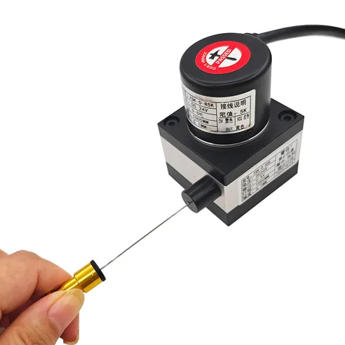 Imagen 2 del producto Sensor de desplazamiento de cuerda de tracción codificador de medición de distancia lineal regla electrónica pulso analógico cantidad 0-10/5V 4-20mA 0-10KΩ
