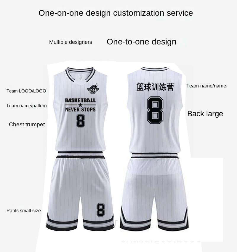 Basketball jersey Basketball training suit Adults and Kid clothes Sports vest Men Boys Basketball jersey Sets Large size