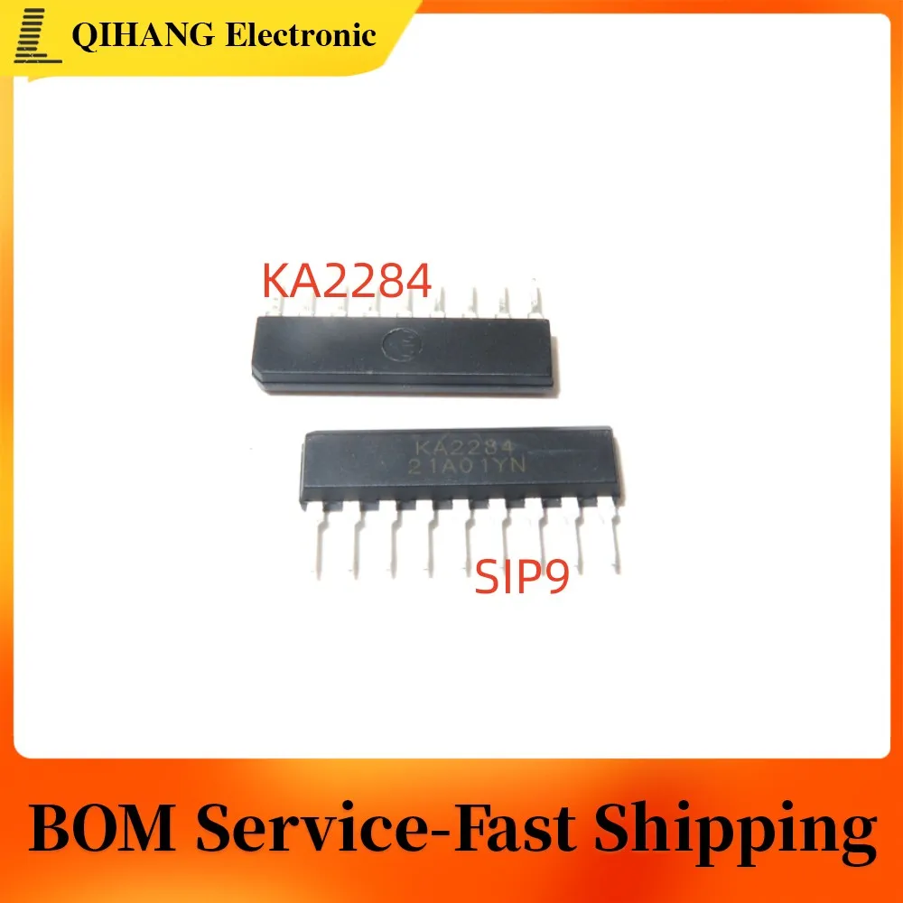 10PCS  KA2284 Upright 2284 AC/DC SIP9  level indicating chip