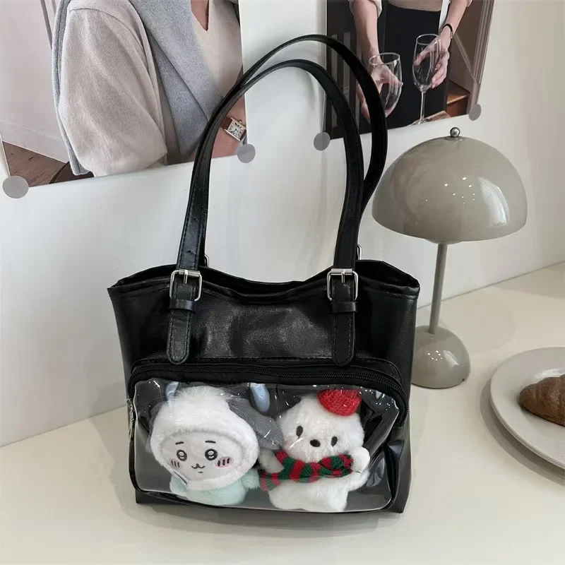 Anime Two-Dimension Japanese Uniform Bag Jk Shoulder Bag Large Capacity Crossbody Versatile Badge Display Bag Doll Itabag Purse