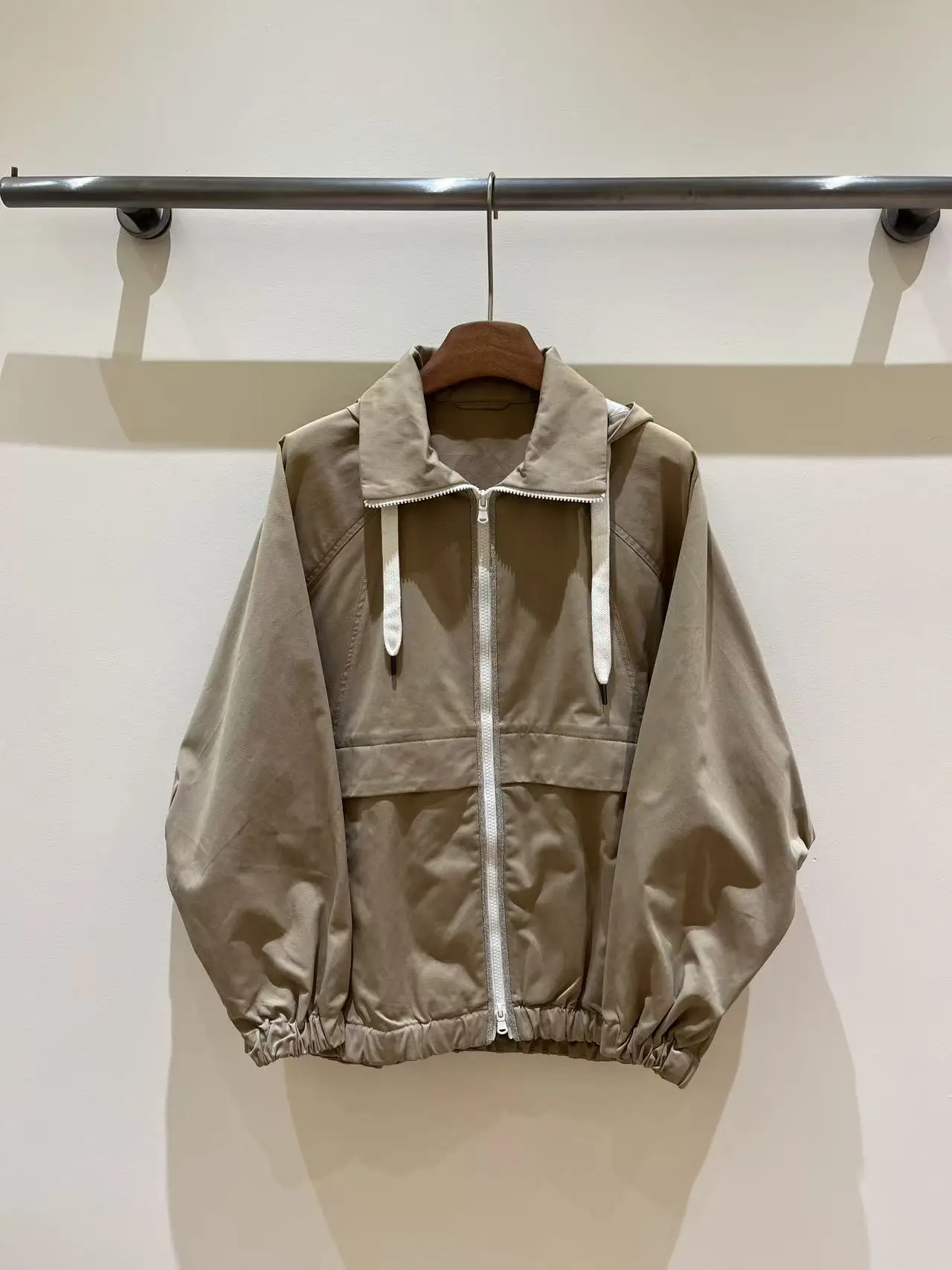 New High-Quality Stylish Women'S Lapel Jacket (Fall/Winter 2026) Sizes: 38-40-42 | Color: Khaki