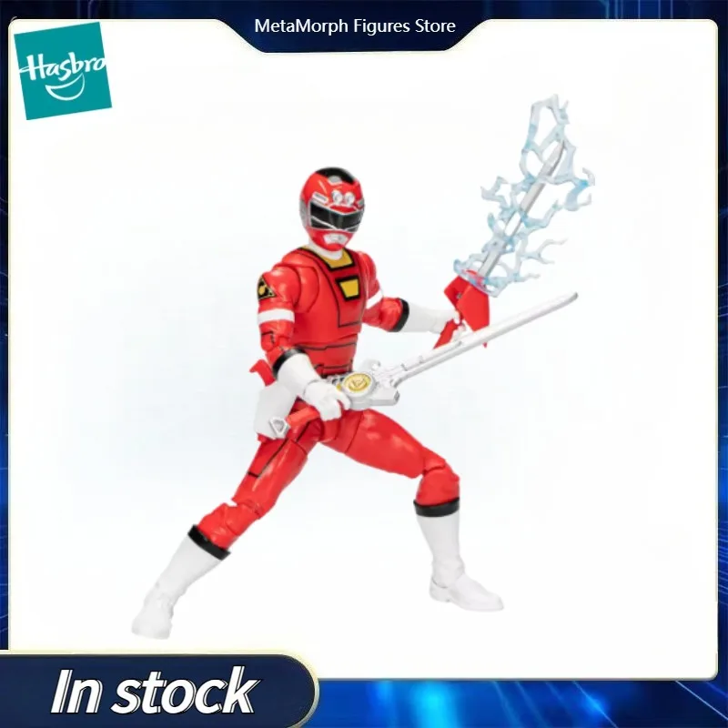 

Original Hasbr Power Rangers Lightning Collection Turbo Red Ranger Anime Figure Toy Collection Model