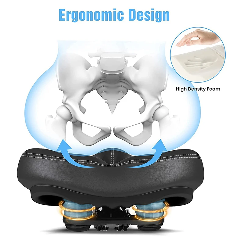 Shock Absorbing Hollow Bike Saddle Bicycle Seat Breathable Rainproof Cycling Road Mountain Cyxling Accessory