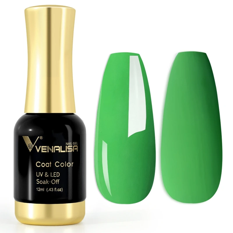 Venalisa Nagel-Gel-Nagellack, 12 ml, glitzernder, platinfarbener Gel-Nagellack, Super-Textur, Soak Off UV-LED, vollständige Abdeckung, Gel-Nagellack