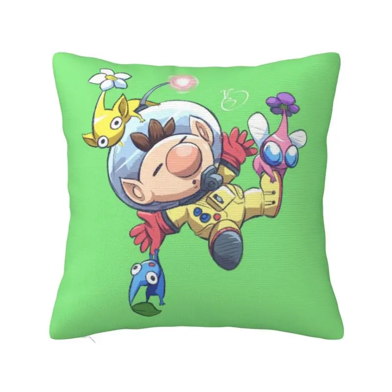 

Custom Game Pikmins Cushion Cover Home Decor 3D Print Throw Pillow for Car Double-sided