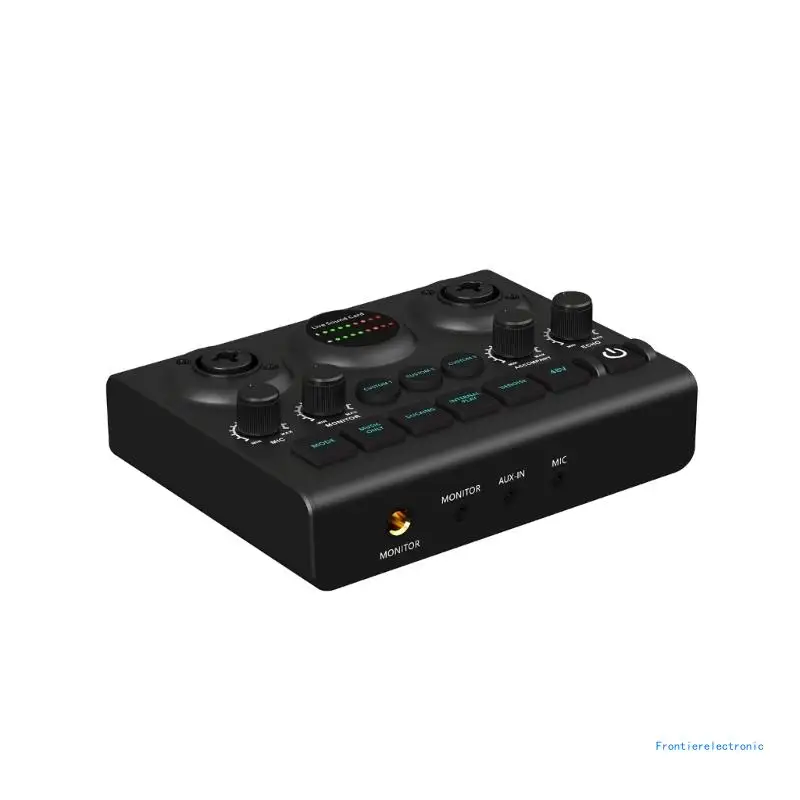 Quality Recording Sound Card With User Friendly Interfaces For Singers And Entertainers High Clear Recording DropShipping