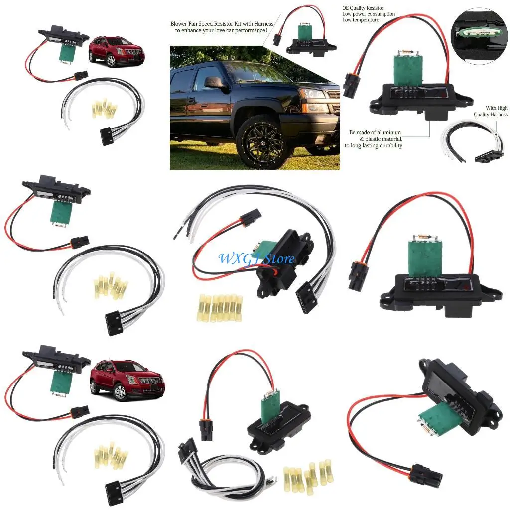 

37JE Blower Valves Speed Resistor HVAC Heater Blower Motor Resistor for 1500