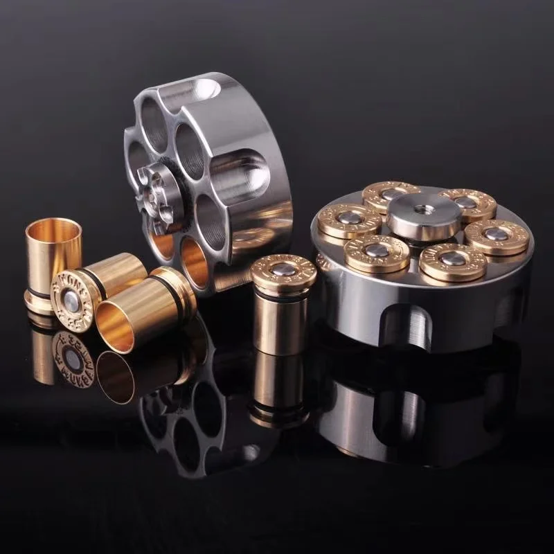 EDC Precision Carving Revolver fidget spinner finger decompression toy Decompression friend birthday surprise game gift