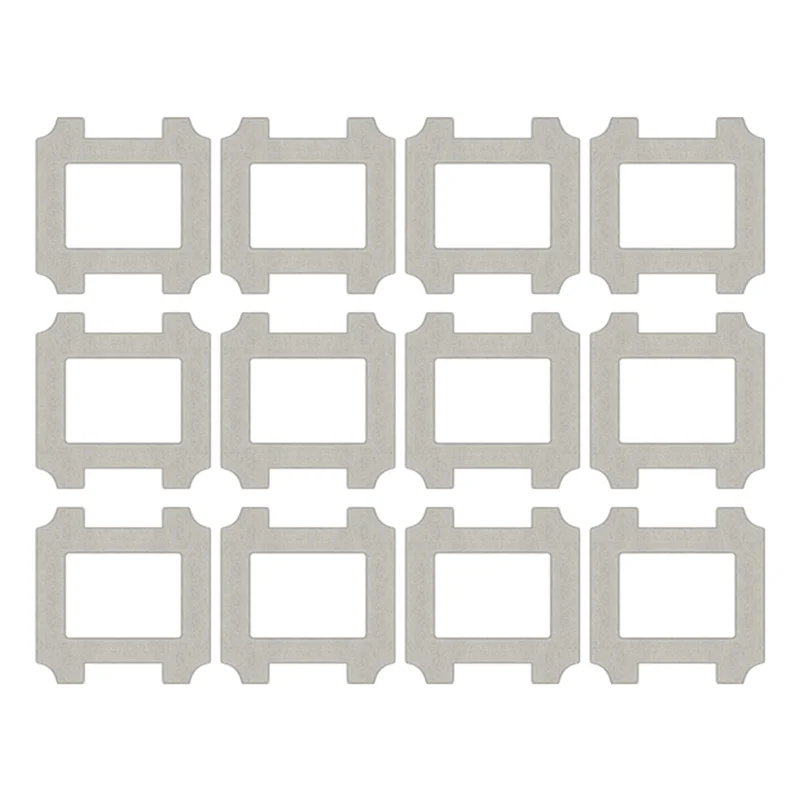 KEOL-تنظيف خرقة 12 قطعة قماش ممسحة قابلة للغسل لـ Ecovacs W2S/W2S PRO استبدال الملحقات روبوت مكنسة كهربائية للنافذة