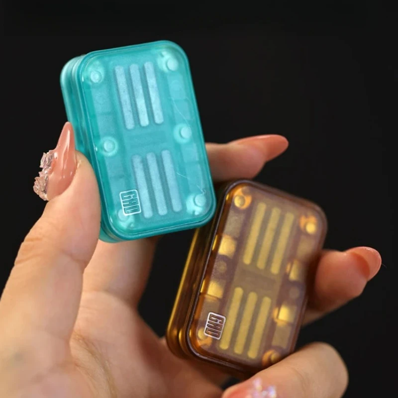 

EDC Fidget Magnetic Push Card Mechanical Slider Pushing Plate Haptic Coin Sensory Relieve Stress Relief Toy Antistresse Adults