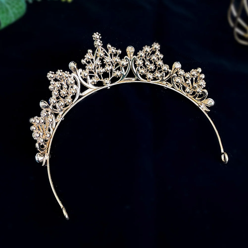 

Wedding Crowns for Bride Rhinestone Acrylic Hair Crown Bridal Headpiece Pageant Accessories Women Tiara Shiny Party