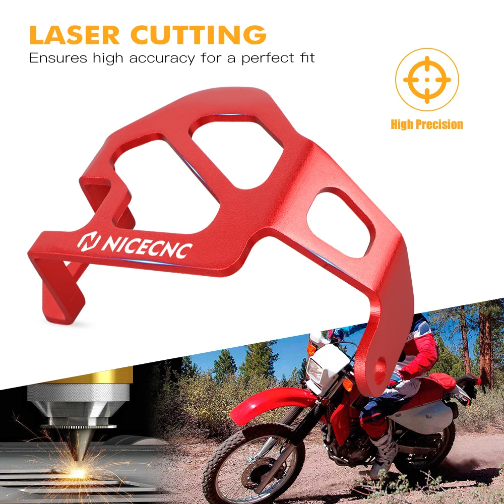 

NICECNC Motorcycle For Honda XR 650L 650 L XR650L 1993-2024 2023 2022 2021 2020 Rear Caliper Guard Billet Aluminum Laser Cutting