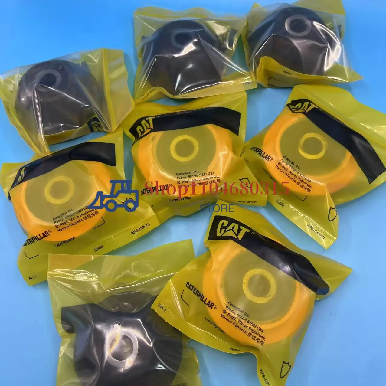 

For Caterpillar Excavator accessories E301.5 E301.8 E302 E303E E304 Engine Shock Absorption Pad Machine Foot Glue Parts