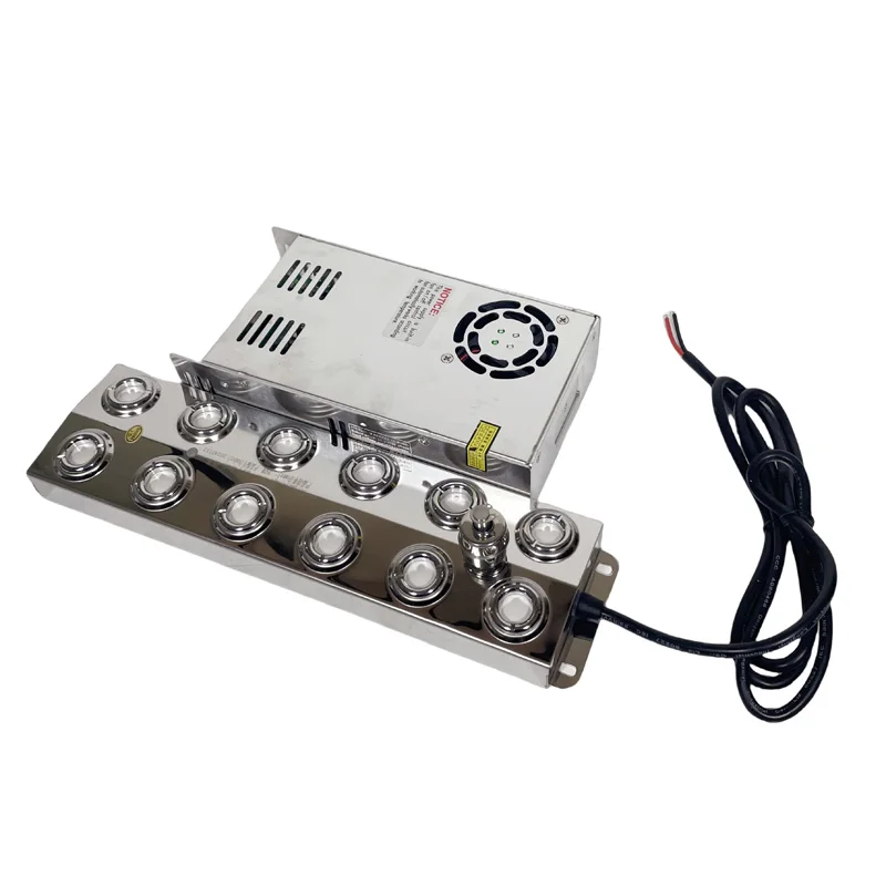 Pelembab udara industri ultrasonik portabel, 1.7Mhz kontrol kelembaban udara Pembuat kabut untuk taman