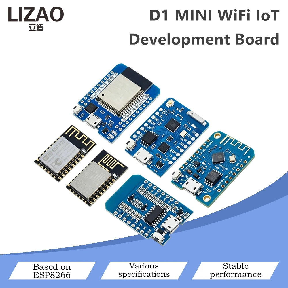 D1 MINI WiFi IoT Development Board Based On ESP8266 Chip Multiple Specifications CH340 USB Serial Wireless Module For Arduino