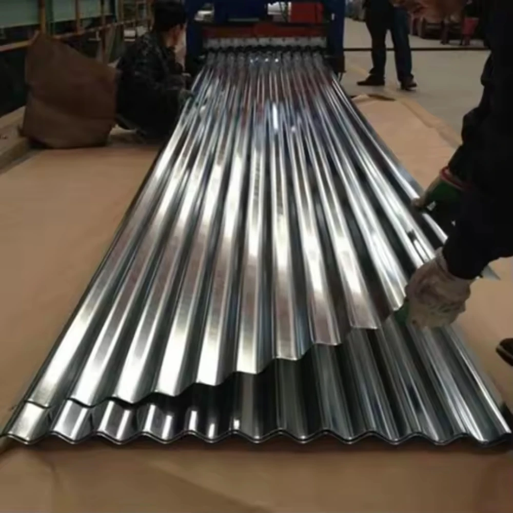 Zinc Aluminum Long Span Panels Galvanized Corrugated Roofing Sheet Steel For Construction