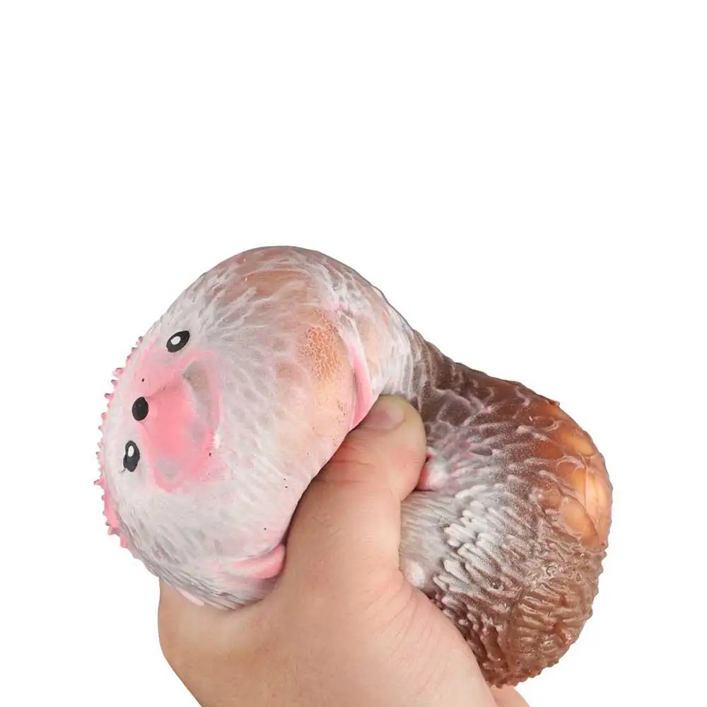 Bola de estresse animais dos desenhos animados ouriço brinquedos de descompressão recuperação rápida brinquedos fidget crianças diversão tpr squeeze brinquedos alívio do estresse